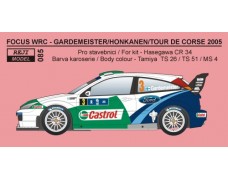 Decal - Ford Focus WRC 04 Sardinia / Tour de Corse 2005 Gardemeister